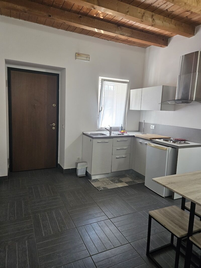 Angolo cottura del monolocale — Guest House Maiocchi Pavia